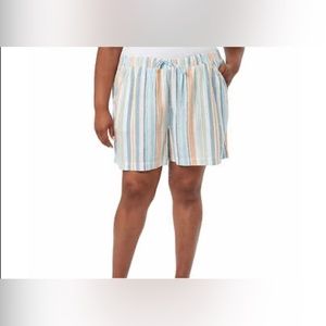 Briggs Ladies' Linen Blend Pull-On Short